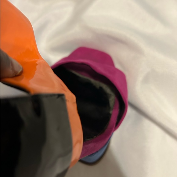 JESSICA SIMPSON platform multi color stilettos, size 7.5 - Picture 9 of 9